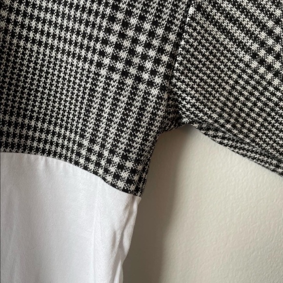 ASOS CURVE GINGHAM COLOR BLOCK TSHIRT DRESS - Picture 5 of 6